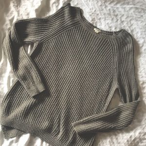 Grey Knit Sweater